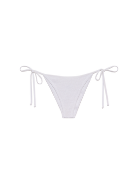 Marielle white crinkle classic swim briefs - MC2 Saint Barth