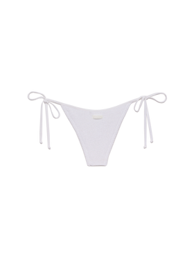 Marielle white crinkle classic swim briefs - MC2 Saint Barth
