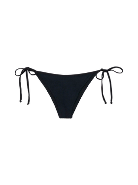 Marielle black crinkle classic swim briefs - MC2 Saint Barth
