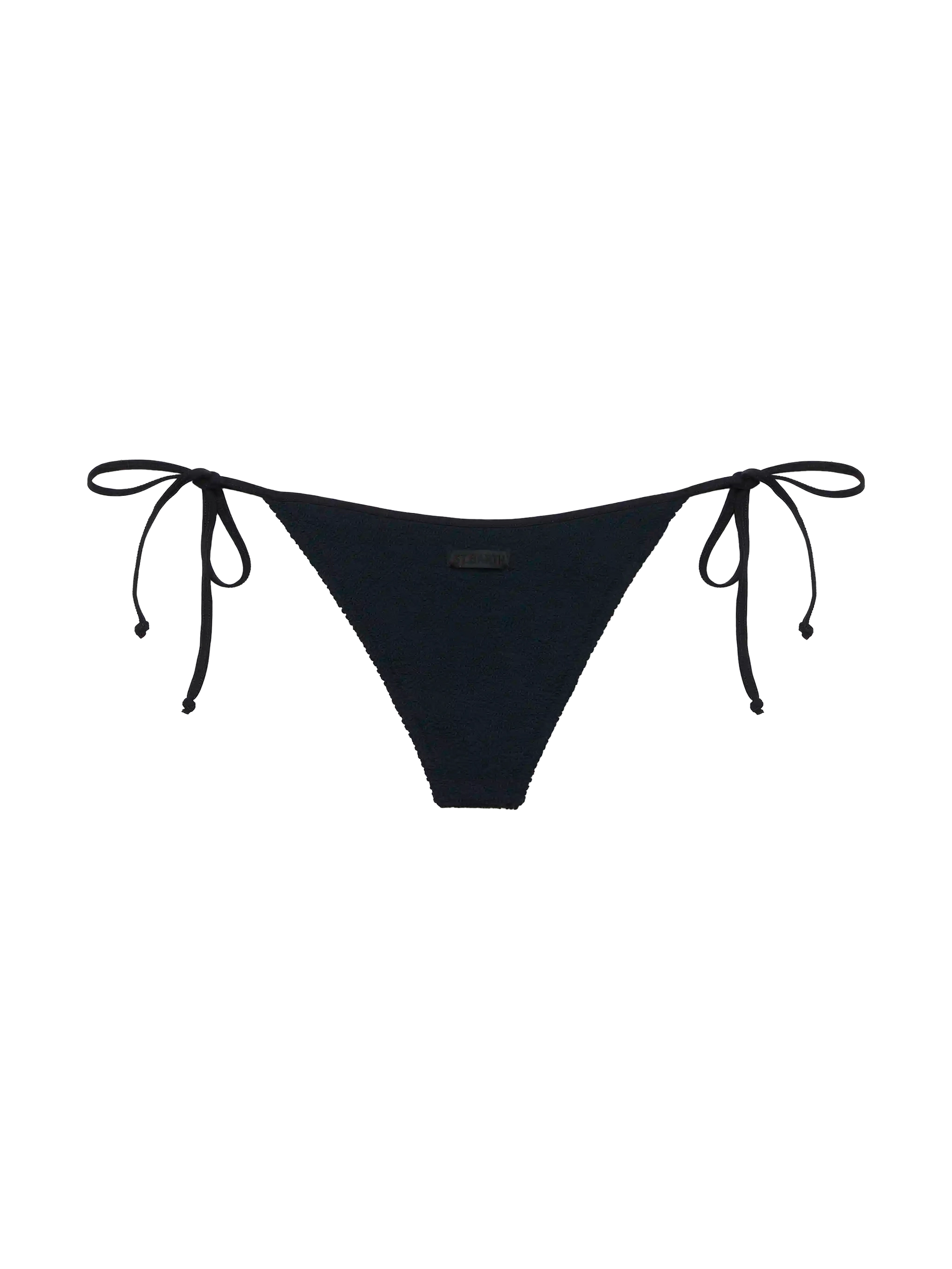 Marielle black crinkle classic swim briefs - MC2 Saint Barth