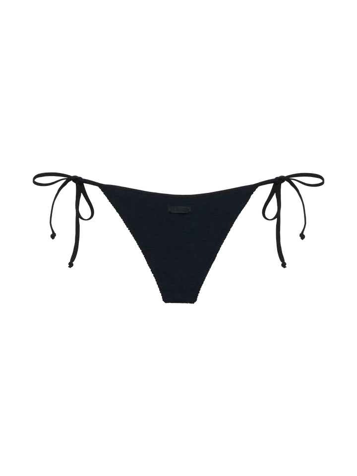 Marielle black crinkle classic swim briefs - MC2 Saint Barth