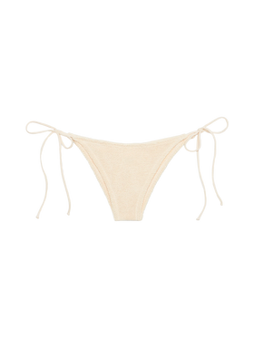 Woman beige classic crinkle swim briefs Marielle - MC2 Saint Barth