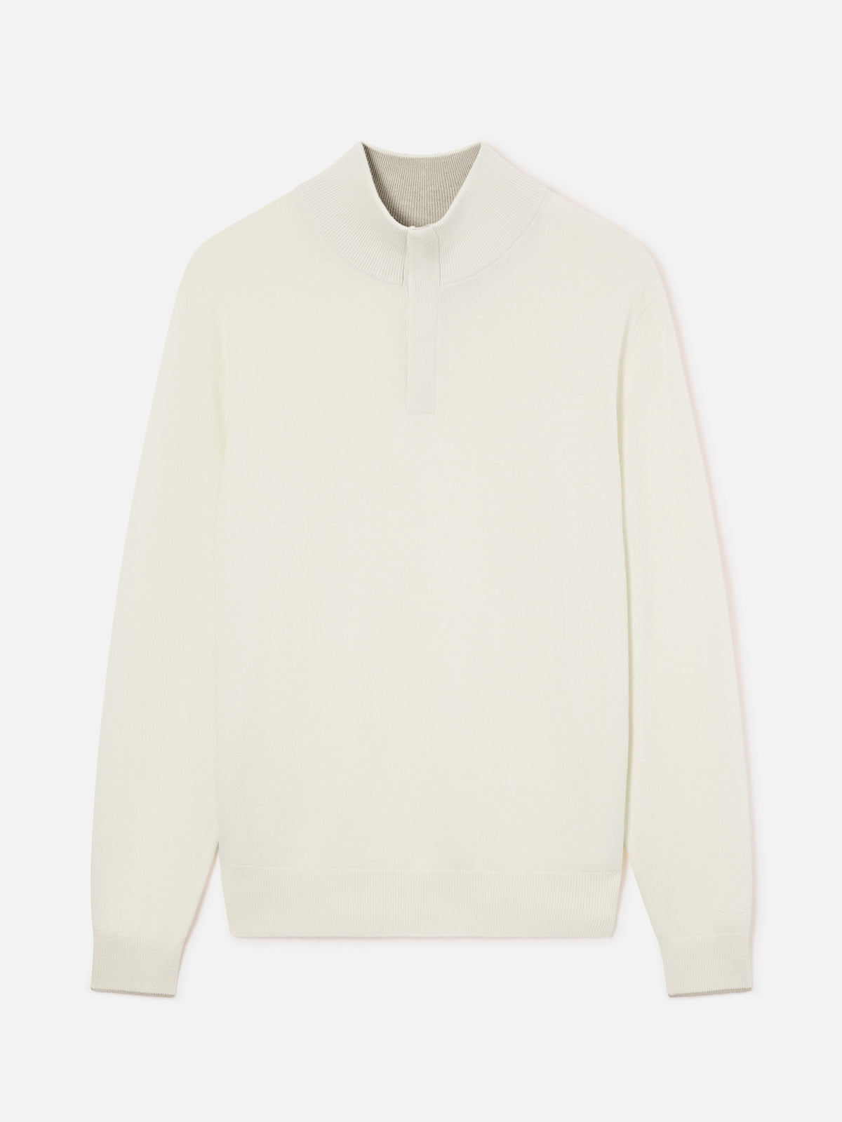 Maglia Marlow bianco panna in misto lana e cashmere con collo alto