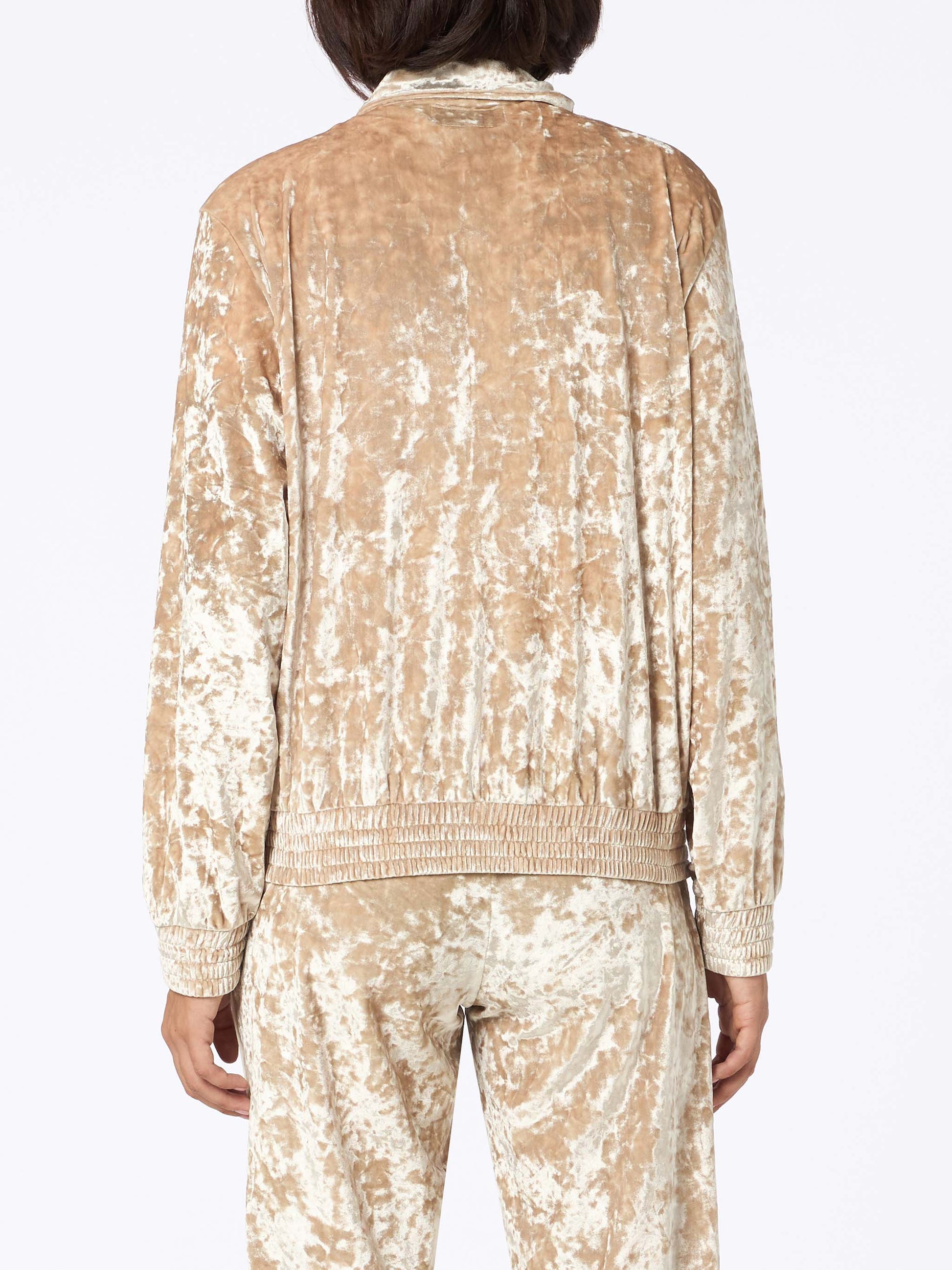 Woman sweatshirt Miriam beige chenille - MC2 Saint Barth