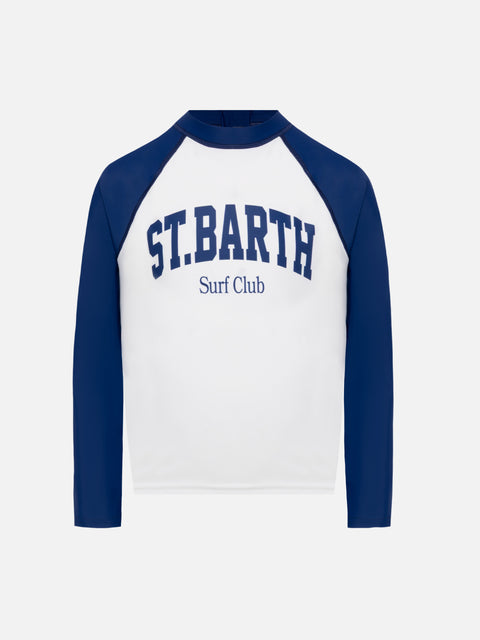 Boy printed t-shirt with long sleeves | UV PROTECTION - MC2 Saint Barth