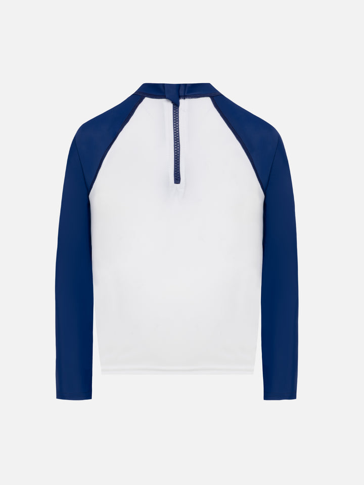 Boy printed t-shirt with long sleeves | UV PROTECTION - MC2 Saint Barth