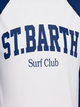 Boy printed t-shirt with long sleeves | UV PROTECTION - MC2 Saint Barth