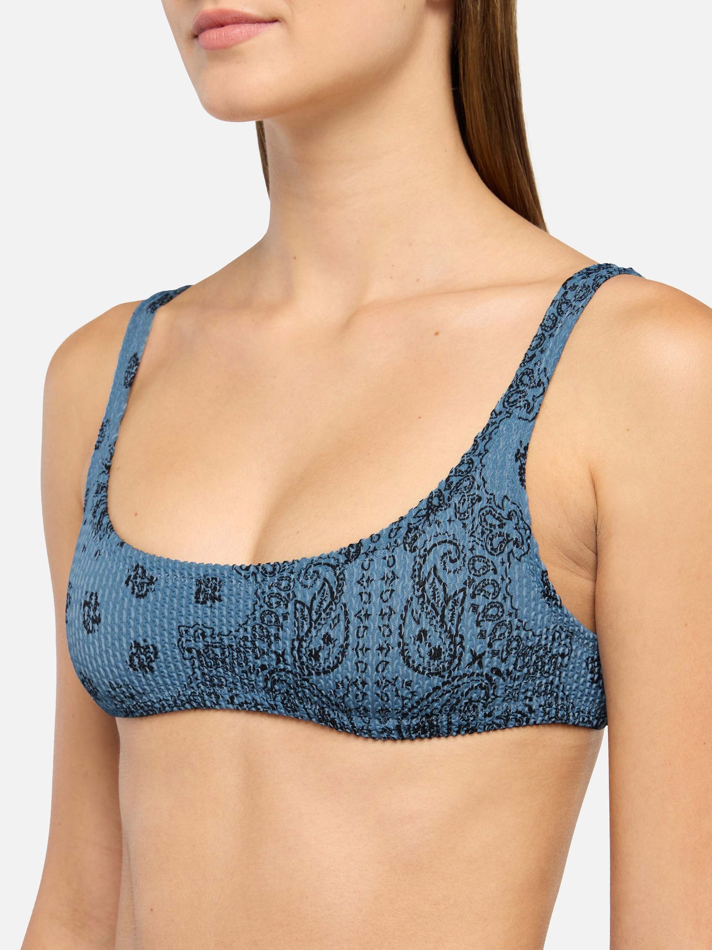 Naima Naomi bralette bikini with bandana print