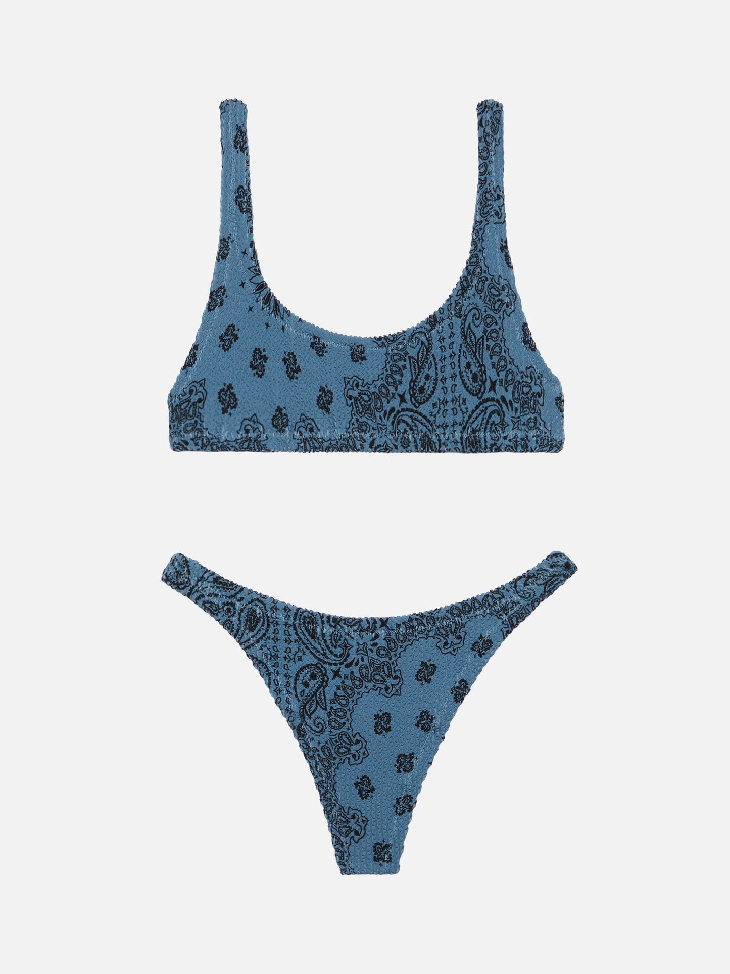 Naima Naomi bralette bikini with bandana print