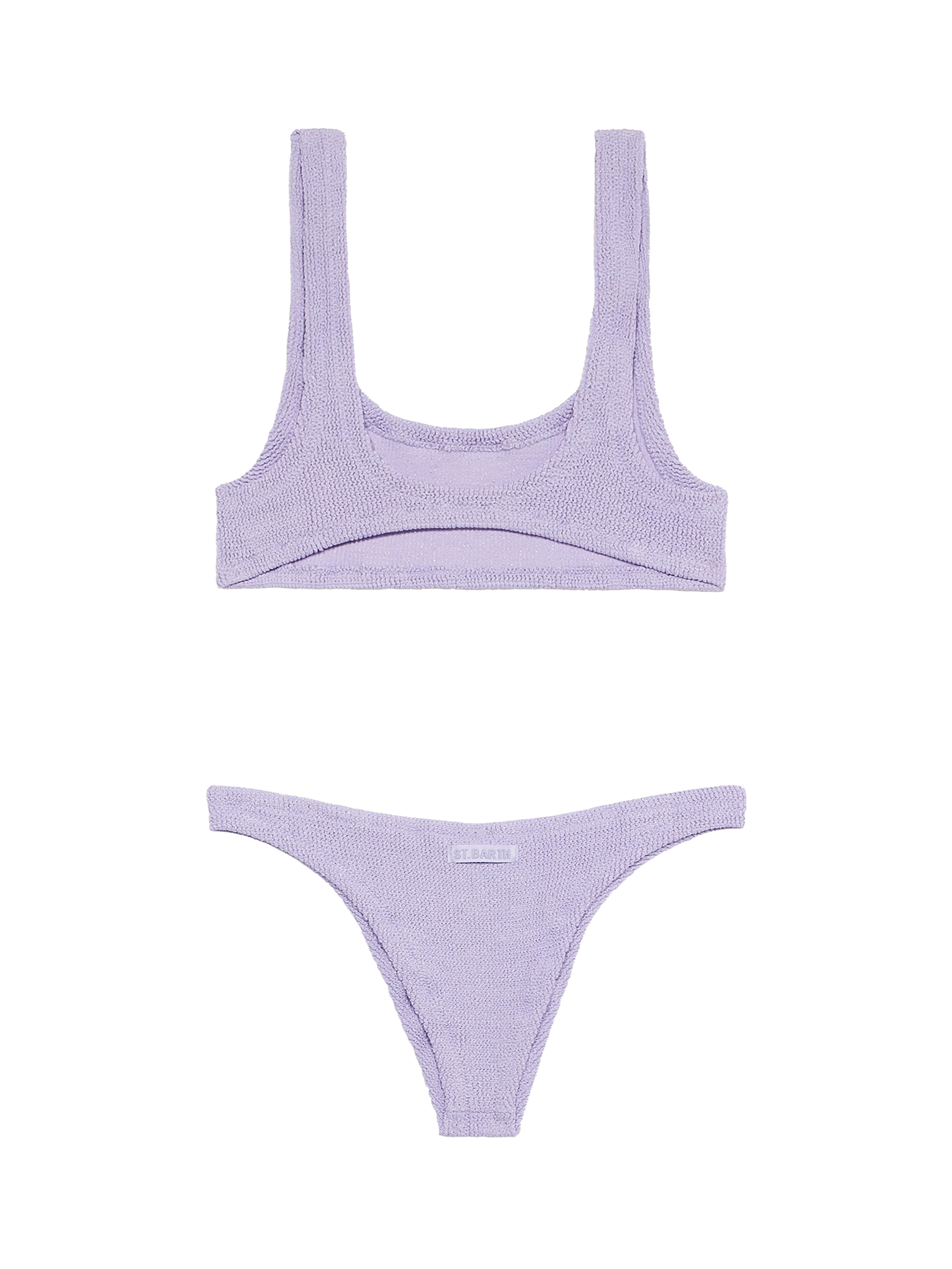 Bralette bikini Naima Naomi in lilac crinkle - MC2 Saint Barth