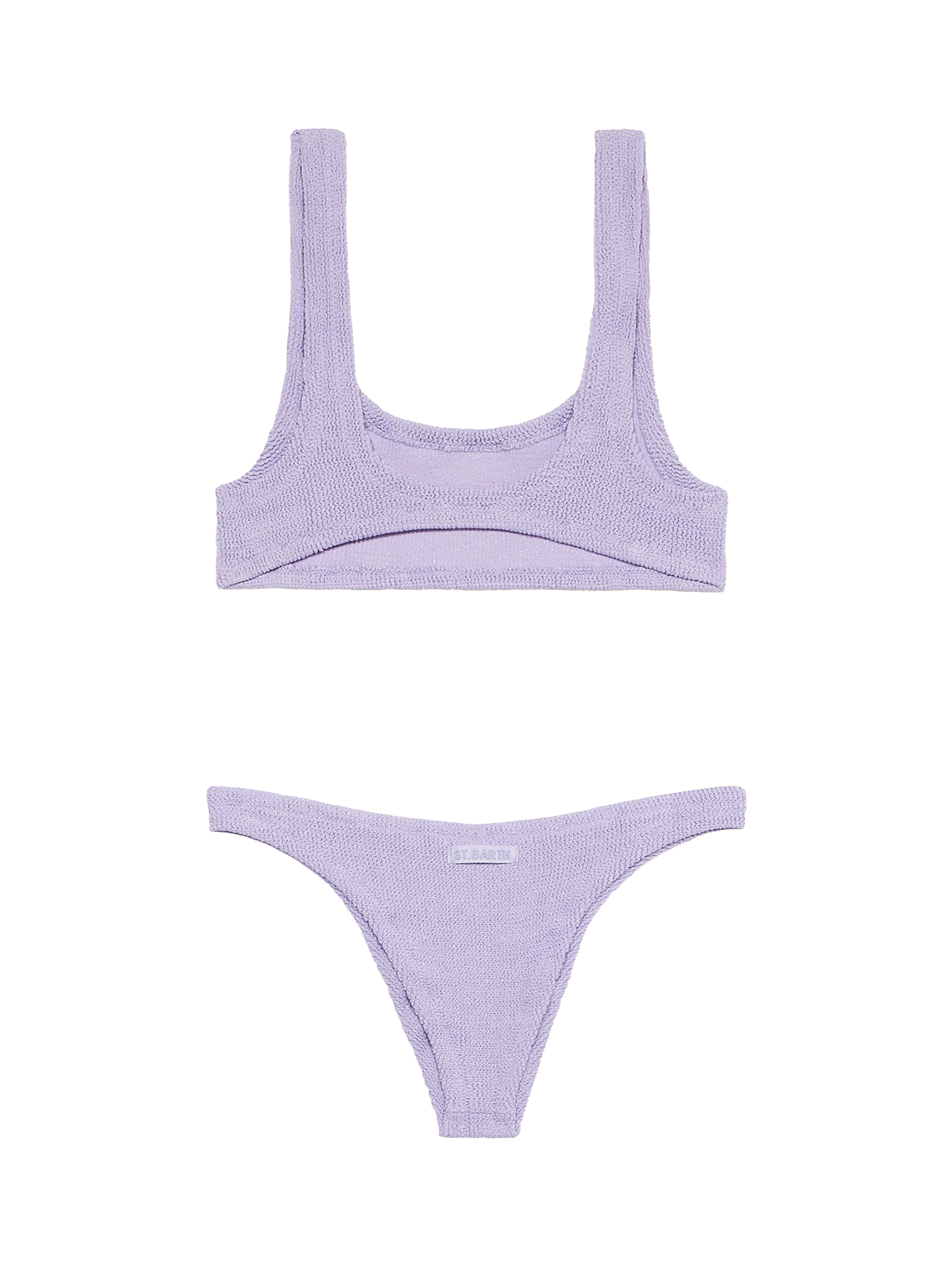 Bralette bikini Naima Naomi in lilac crinkle - MC2 Saint Barth