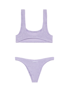 Bralette bikini Naima Naomi in lilac crinkle - MC2 Saint Barth
