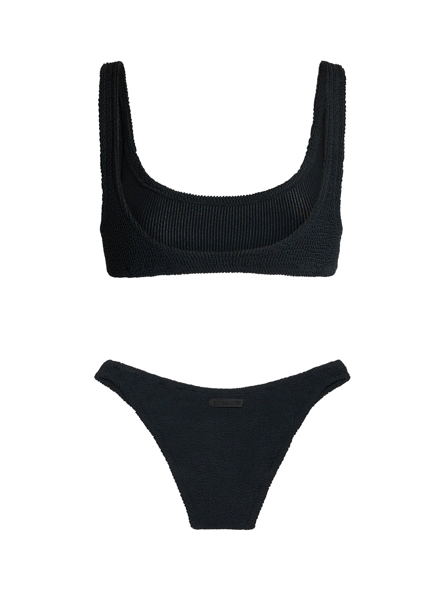 Black crinkle bralette bikini Naima Elise - MC2 Saint Barth