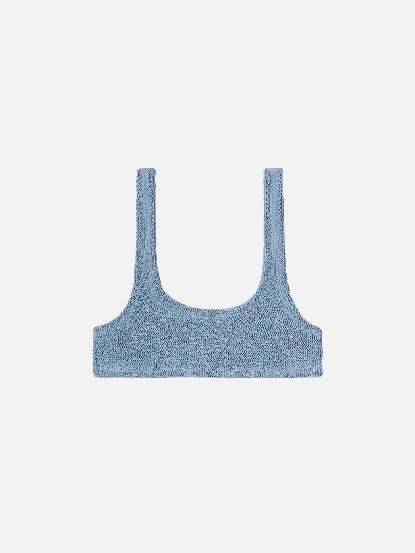Naima avio blue crinkle classic bralette top