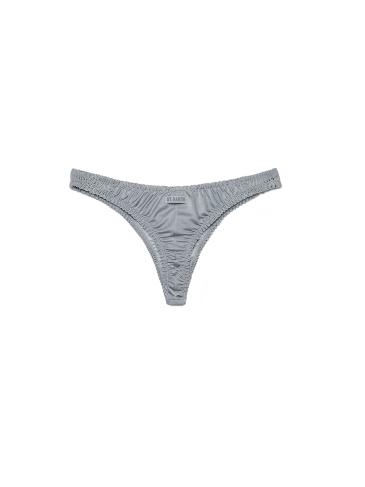 Nalu shimmer grey cheekiest swim briefs - MC2 Saint Barth