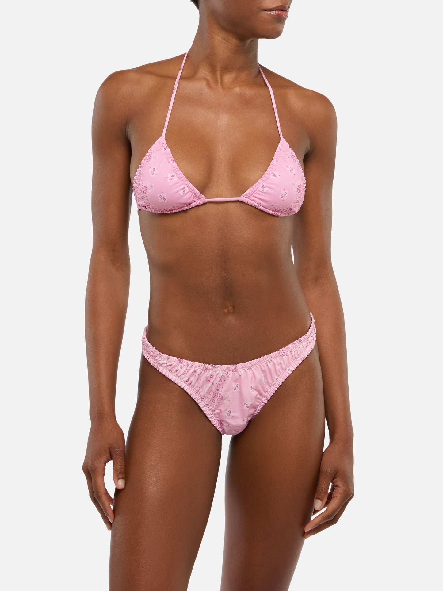 Bikini a triangolo classico Nilly Nalu con stampa bandana