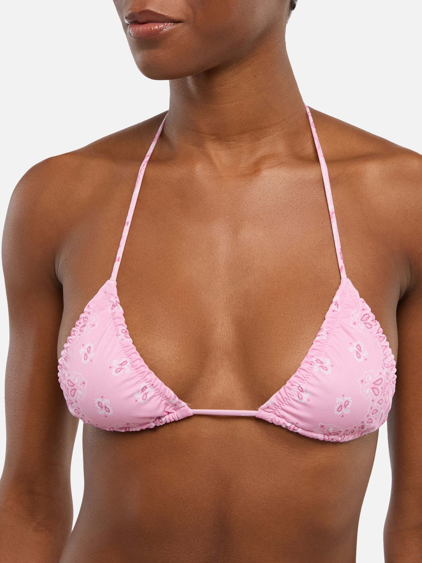 Bikini a triangolo classico Nilly Nalu con stampa bandana
