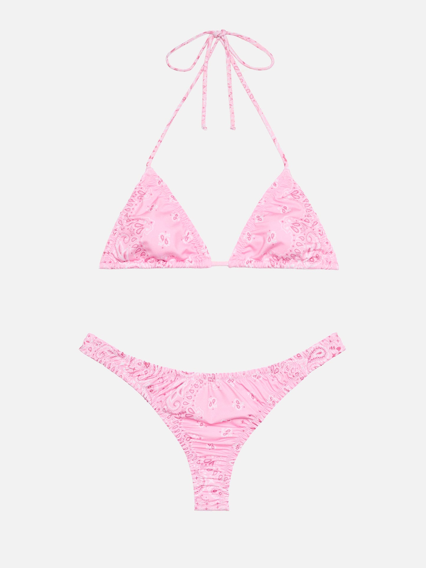 Bikini a triangolo classico Nilly Nalu con stampa bandana