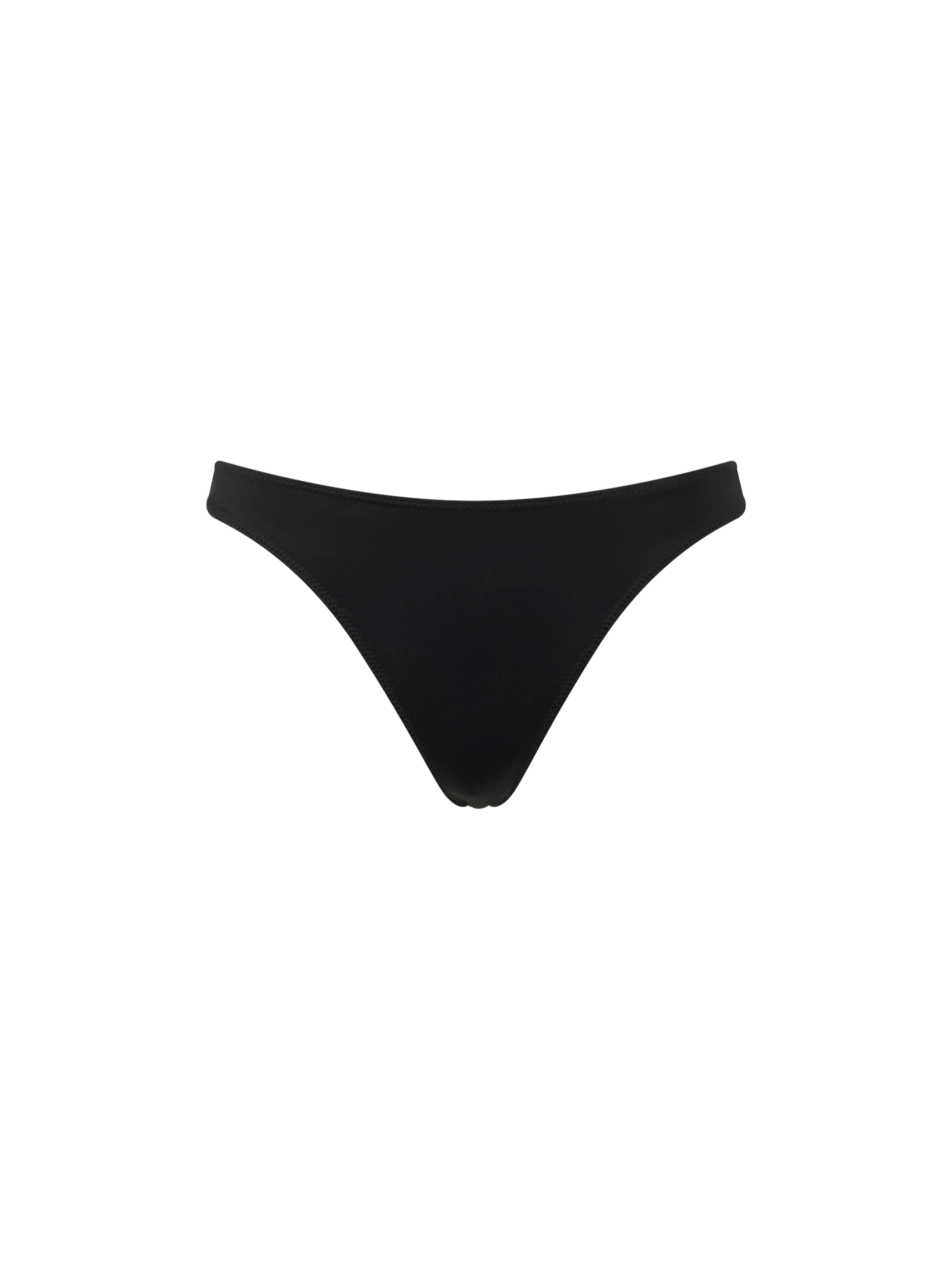 Woman black cheeky swim briefs Naomi - MC2 Saint Barth