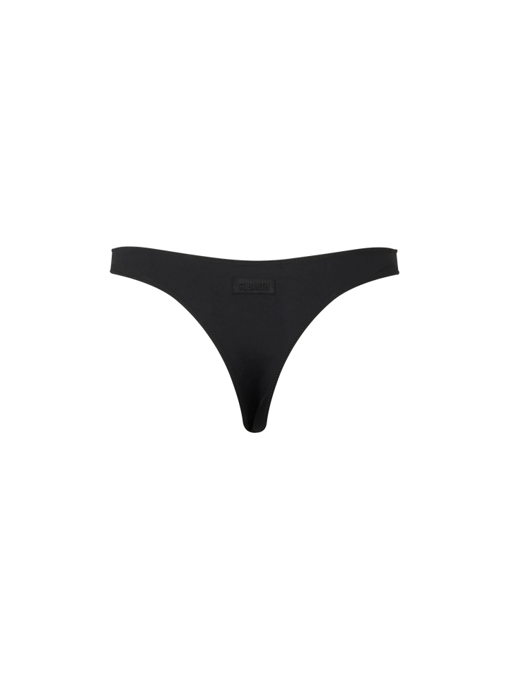 Woman black cheeky swim briefs Naomi - MC2 Saint Barth