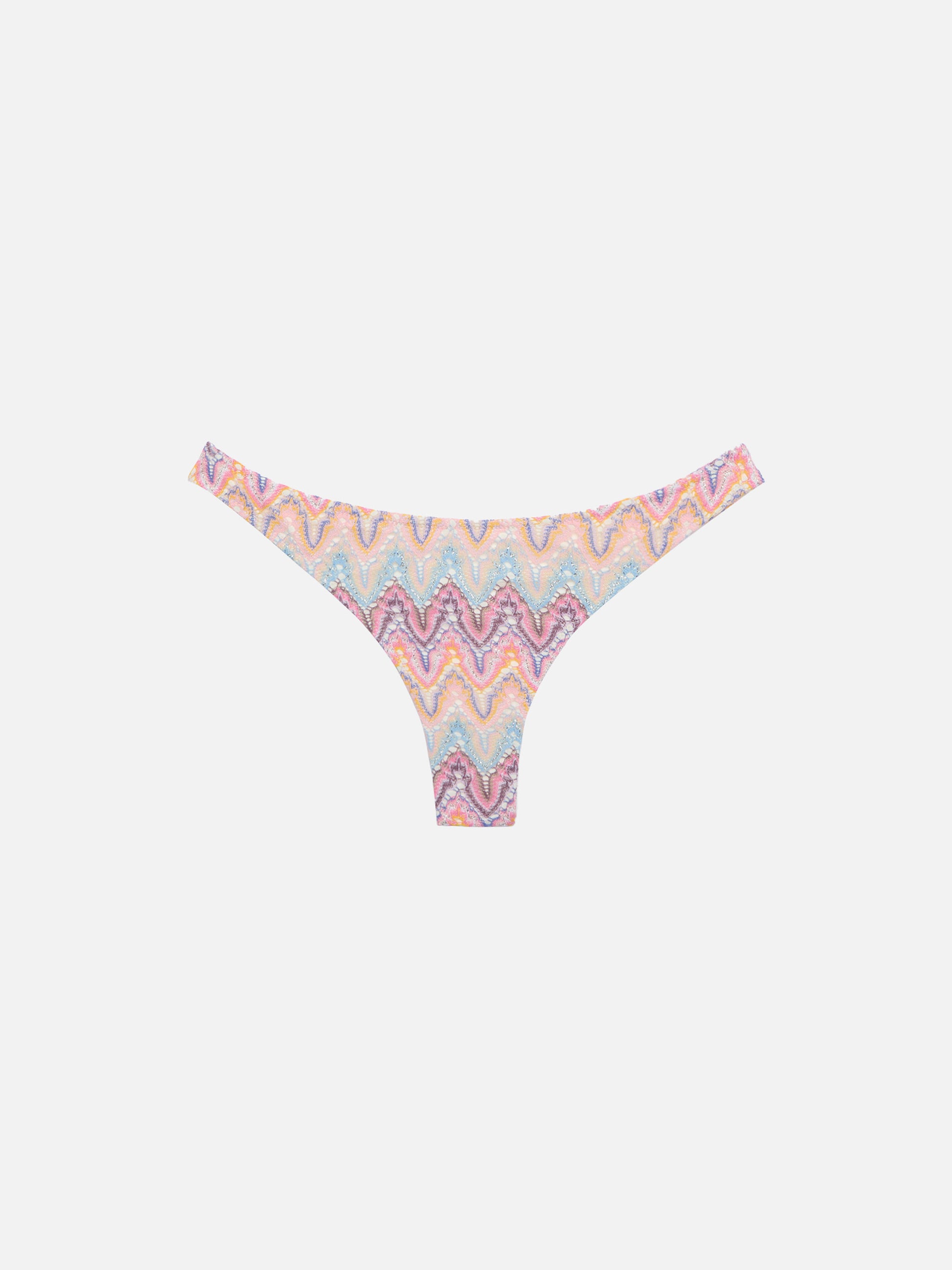 Naomi raschel chevron cheeky swim briefs - MC2 Saint Barth