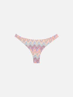 Naomi raschel chevron cheeky swim briefs - MC2 Saint Barth