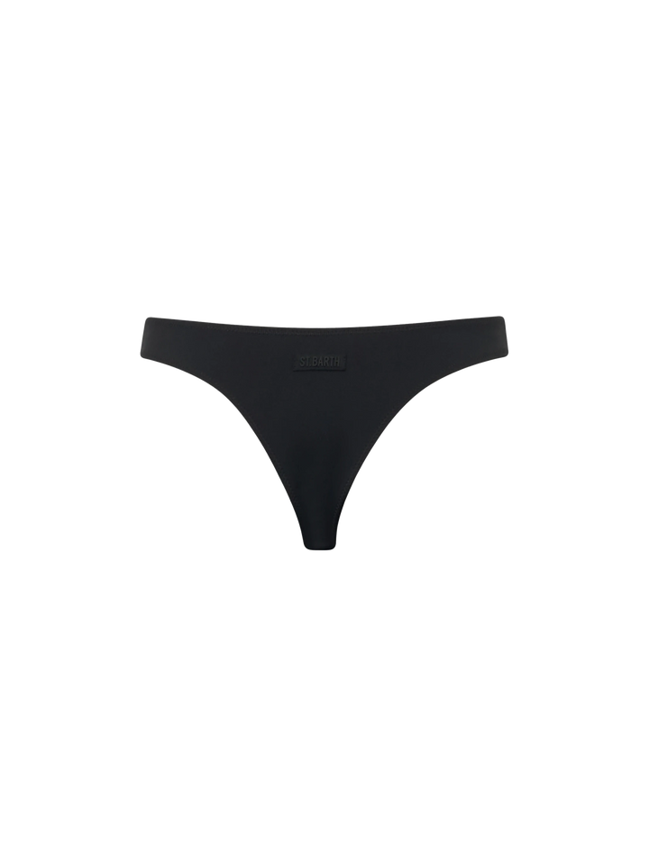 Woman black cheeky swim briefs Naomi - MC2 Saint Barth