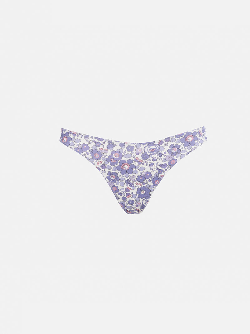 Woman Betsy cheeky swim briefs Naomi |MADE WITH LIBERTY FABRIC