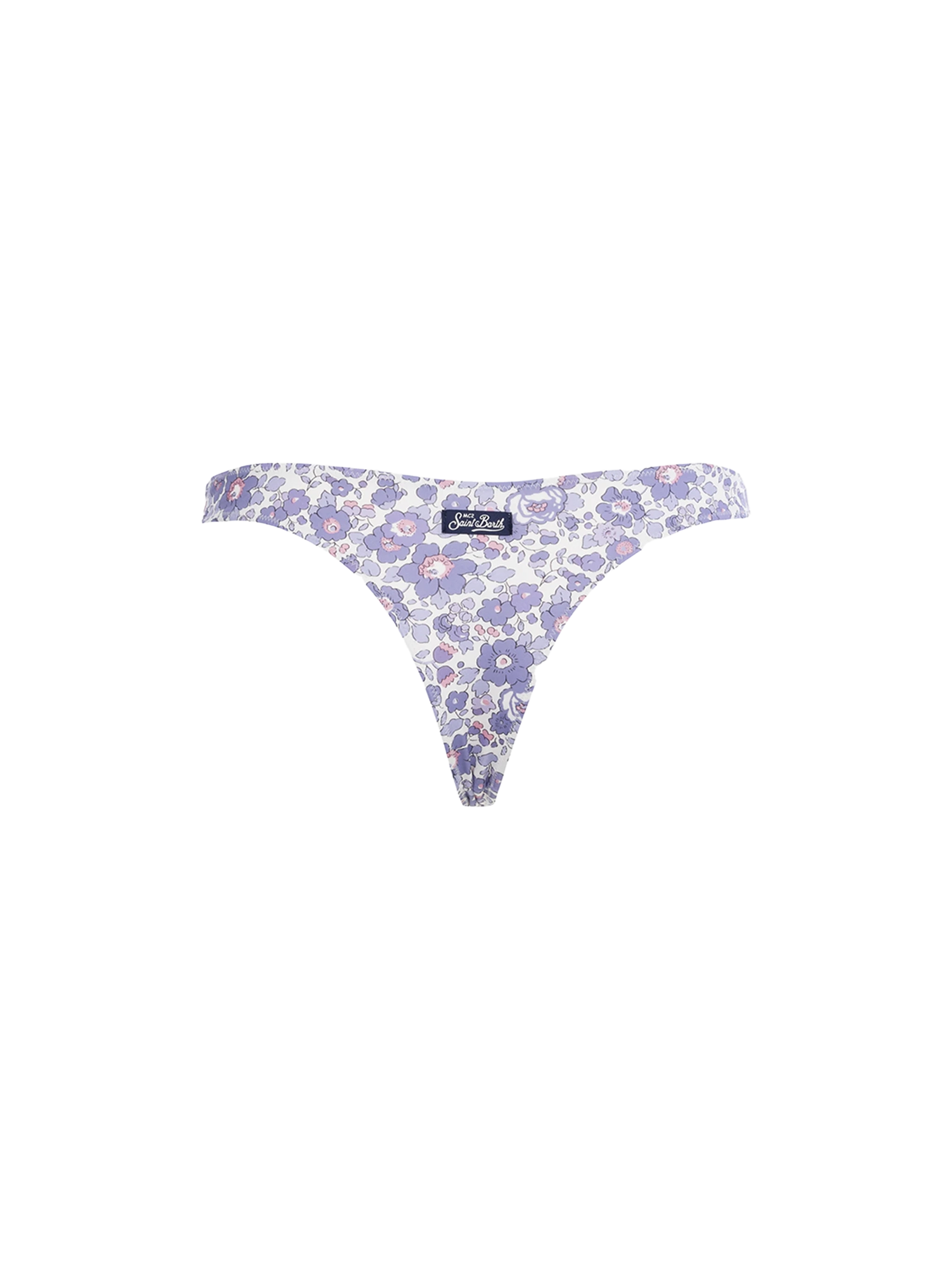 Woman Betsy cheeky swim briefs Naomi |MADE WITH LIBERTY FABRIC - MC2 Saint Barth