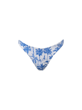 Woman Toile de Jouy cheeky swim briefs Naomi - MC2 Saint Barth
