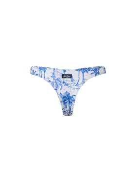 Woman Toile de Jouy cheeky swim briefs Naomi - MC2 Saint Barth