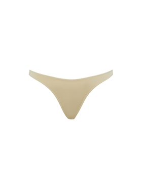Naomi slip mare cheeky oro con grande decorazione di strass