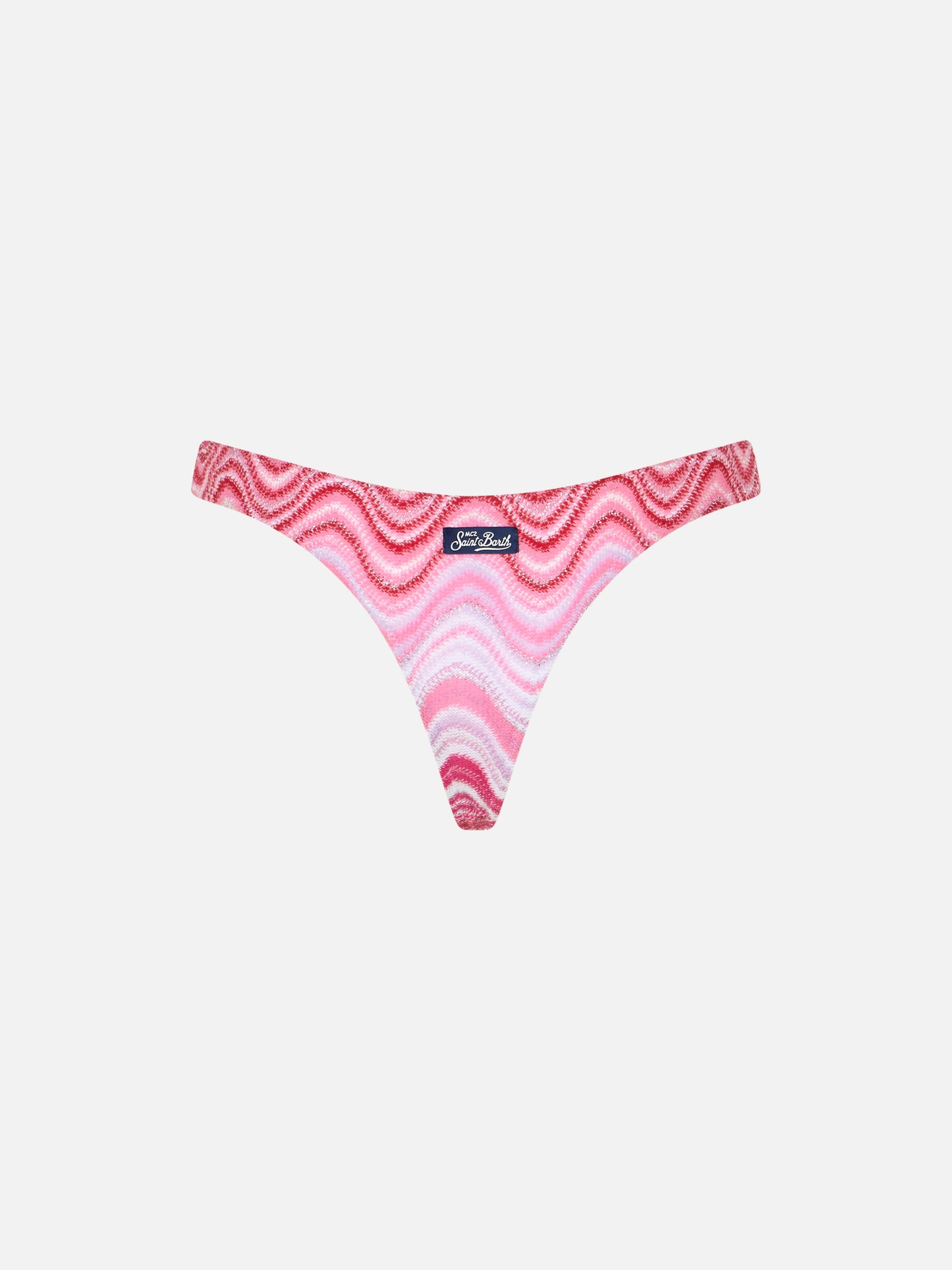 Braguita de bikini cheeky de punto raschel para mujer Naomi 