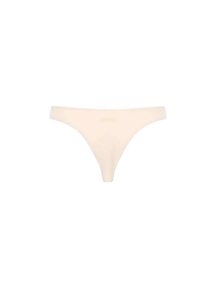 Woman beige cheeky swim briefs Naomi - MC2 Saint Barth