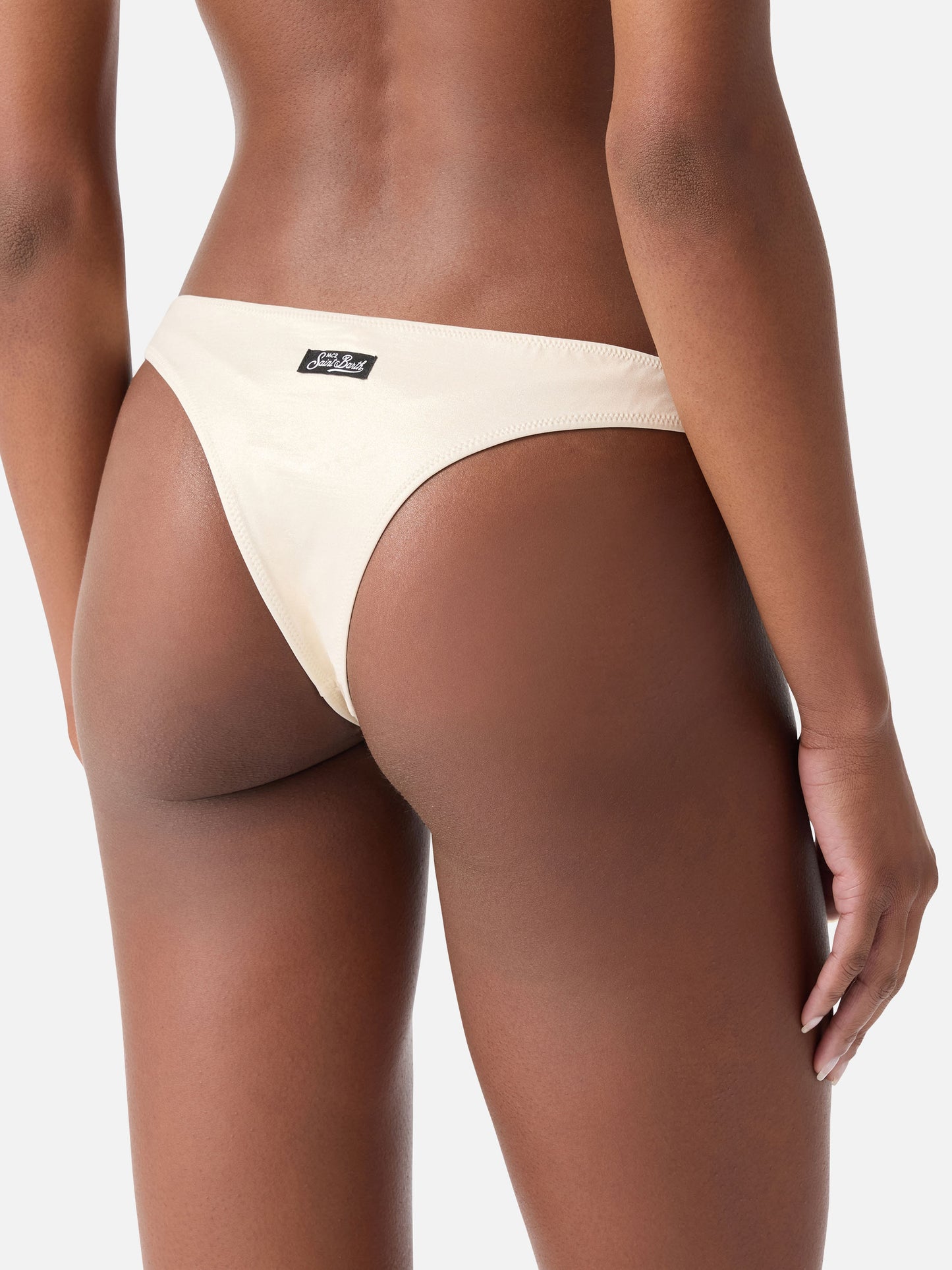 Bikini brassière Sadie Naomi en lamina or 