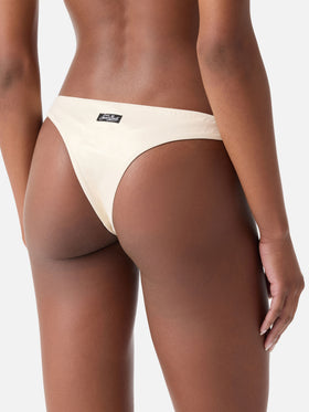 Bikini brassière Sadie Naomi en lamina or 