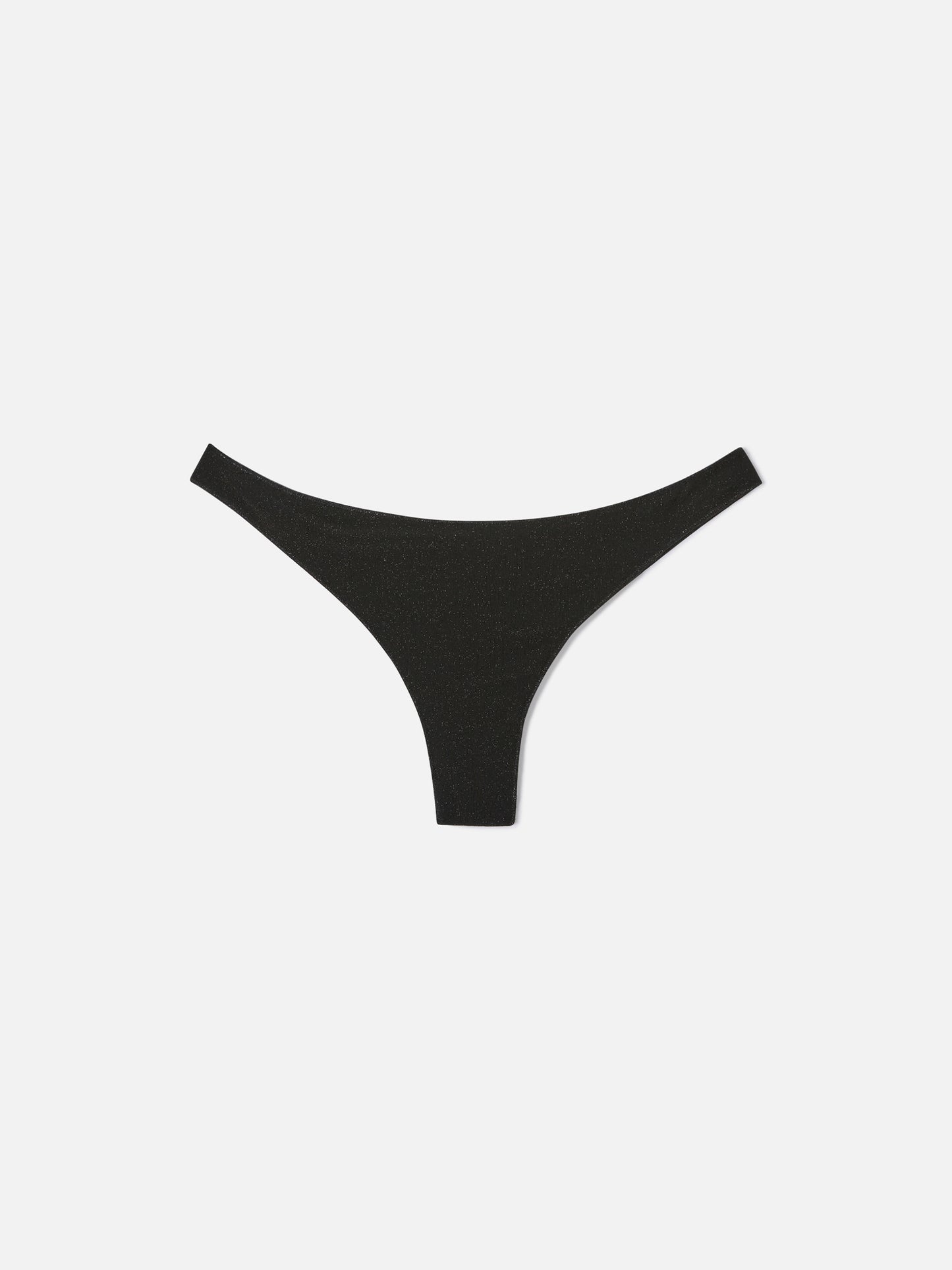 Braguita de bikini cheeky Naomi en lurex negro 