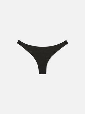 Braguita de bikini cheeky Naomi en lurex negro 