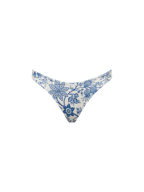 Woman cheeky swim briefs with flower print - MC2 Saint Barth