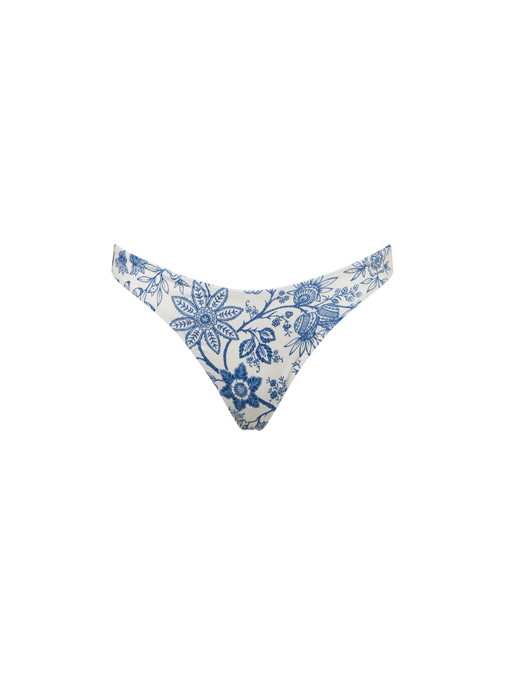 Woman cheeky swim briefs with flower print - MC2 Saint Barth