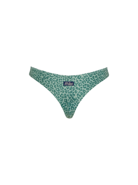 Naomi cheeky swim briefs with animalier print - MC2 Saint Barth