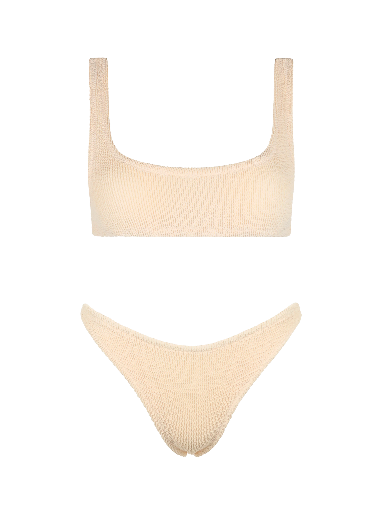 Bralette bikini Naima Naomi in beige crinkle - MC2 Saint Barth