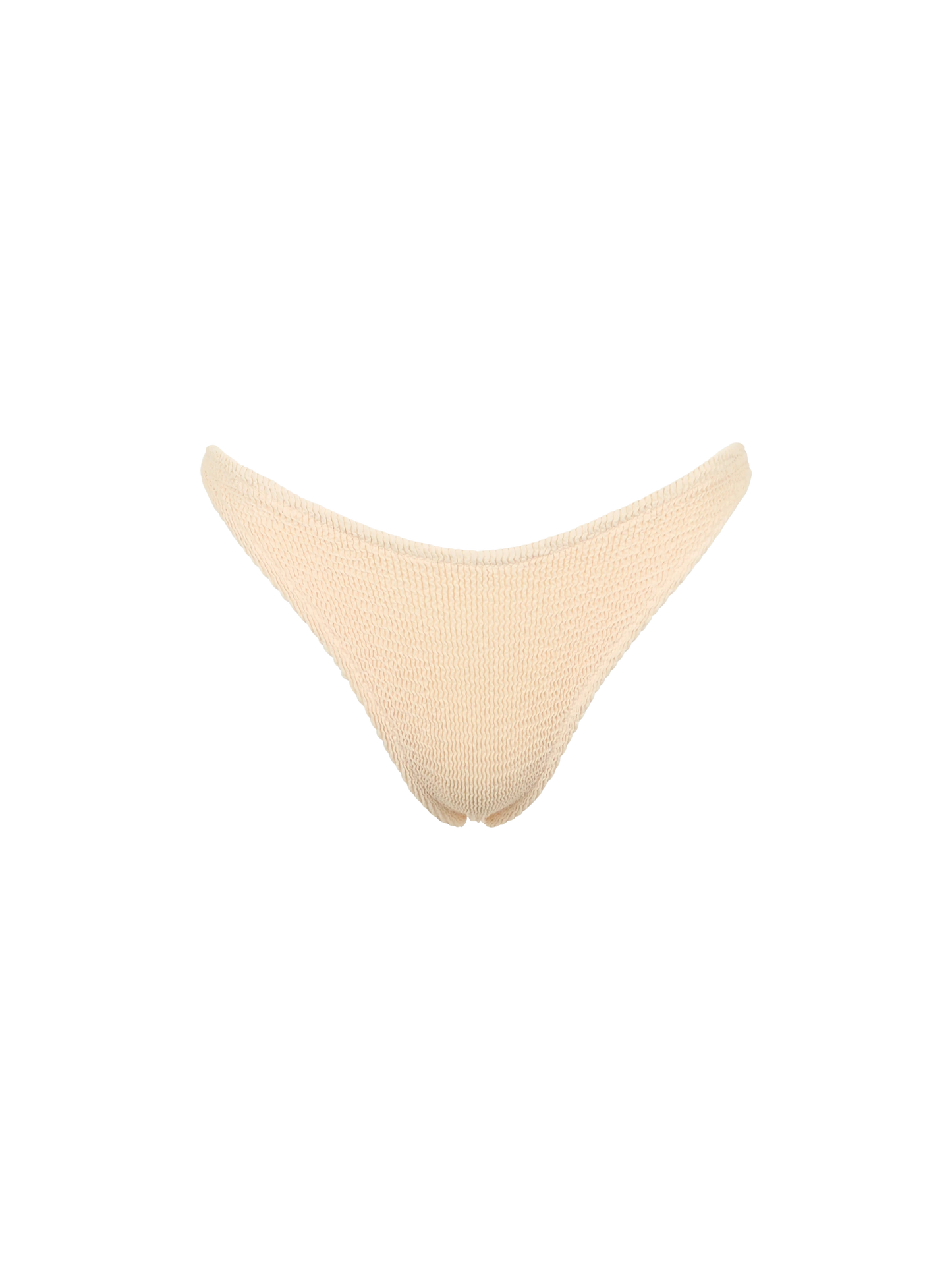 Naomi beige crinkle cheeky swim briefs - MC2 Saint Barth