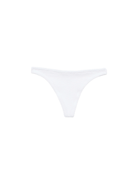 Naomi white crinkle cheeky swim briefs - MC2 Saint Barth