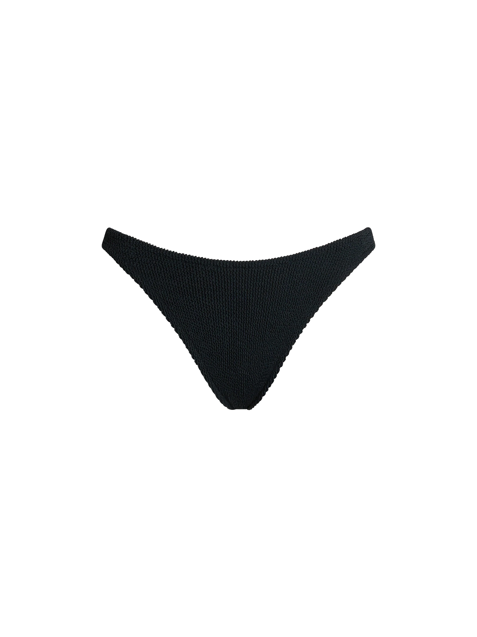 Naomi black crinkle cheeky swim briefs - MC2 Saint Barth