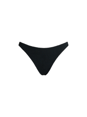 Naomi black crinkle cheeky swim briefs - MC2 Saint Barth