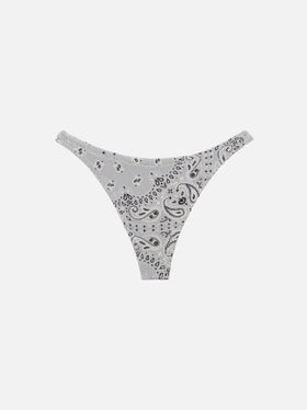 Naomi slip mare cheeky con stampa bandana