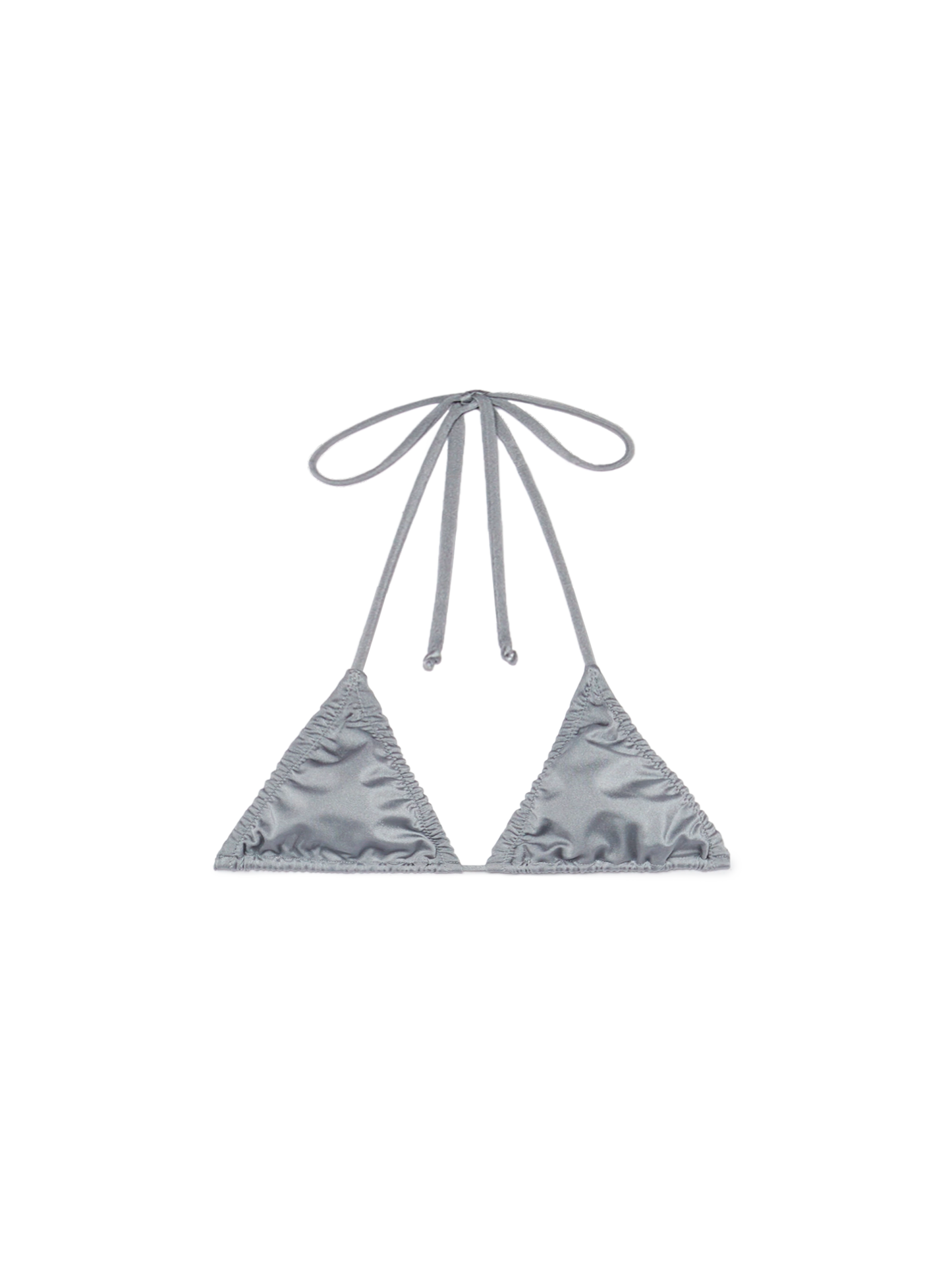 Nilly shimmer grey classic triangle top - MC2 Saint Barth