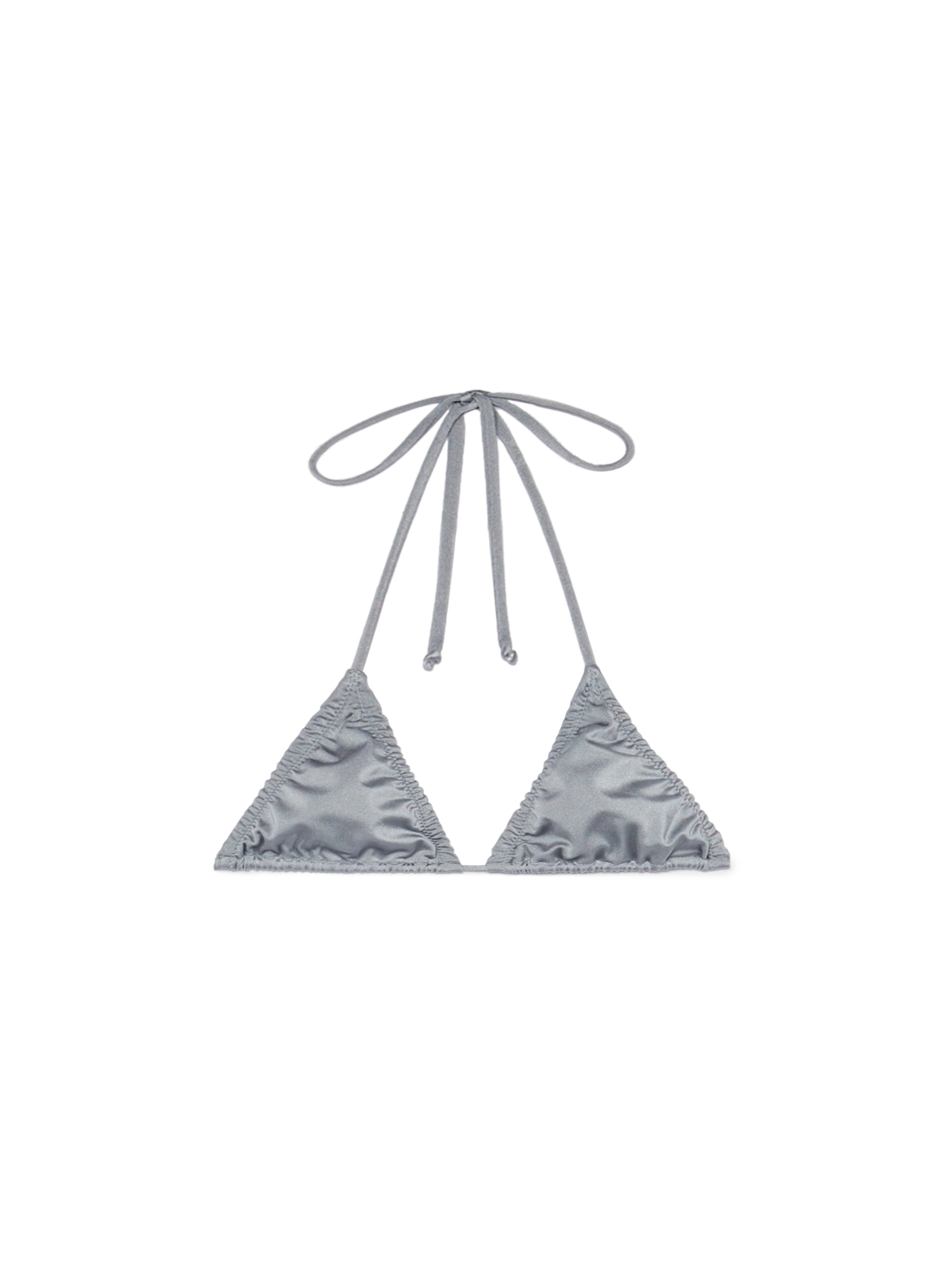 Nilly shimmer grey classic triangle top - MC2 Saint Barth