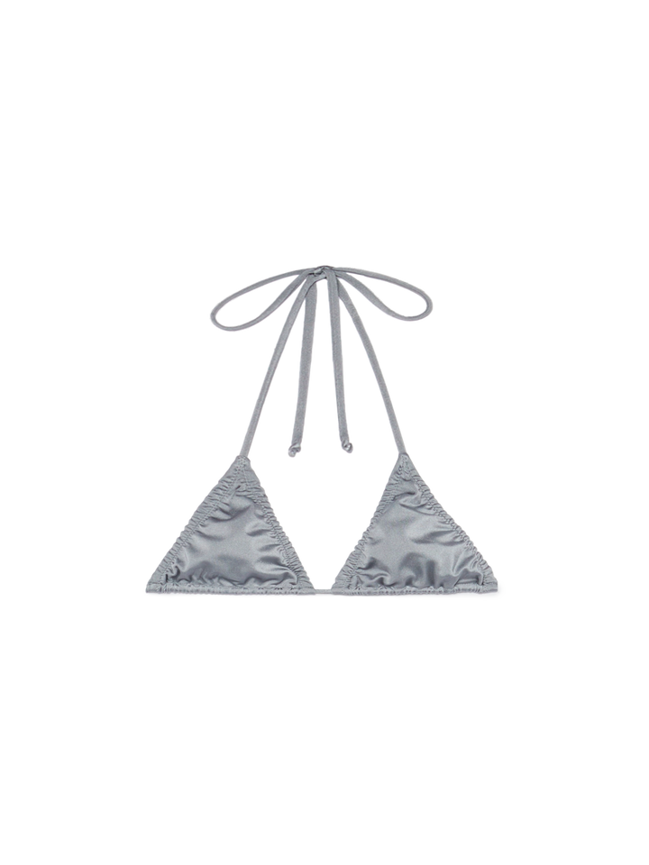 Nilly shimmer grey classic triangle top - MC2 Saint Barth
